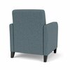 Lesro Siena Lounge Reception Guest Chair, Black, RF Serene Upholstery SN1101